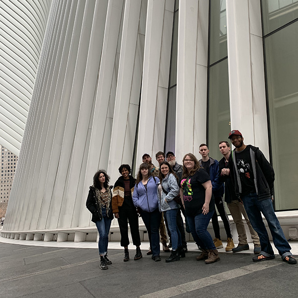 Students at Oculus in NYC